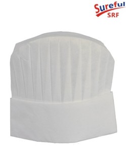 Disposable Fiber Chef Hat for Food Service